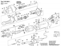 Bosch 0 602 220 007 ---- Hf Straight Grinder Spare Parts